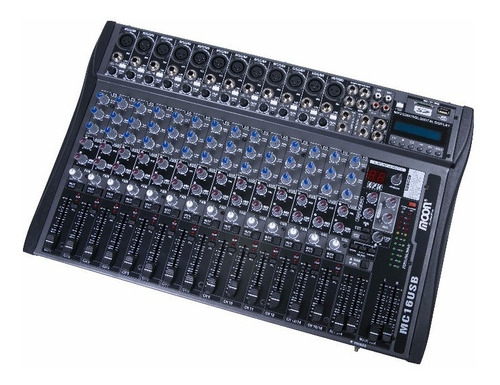 Mixer Audio 16 Canales Con Entrada Usb  Salida De Grabacion