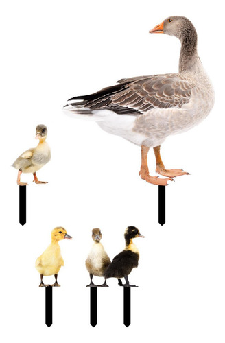 5 Piezas De Estatua De, Estacas De Animales, Adornos,