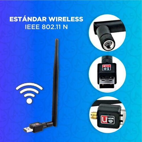 Imagen 4 de 10 de Antena Wifi Pc Notebook Usb 2.0 Wireless 1200mbps 802.11n