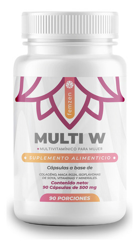 Multivitamínico De Mujer Vitaminas 90 Cápsulas Sabor Sin Sabor