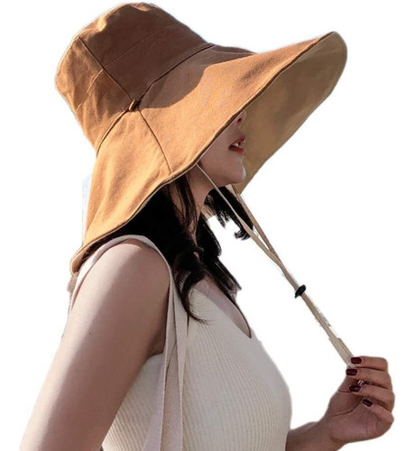 Sombrero De Sol De Ala Ancha Upf 50+ De Verano Uv Para Mujer