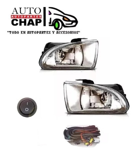 Kit Faro Auxiliar Ford Fiesta /courier 96 97 98 99 Cableado