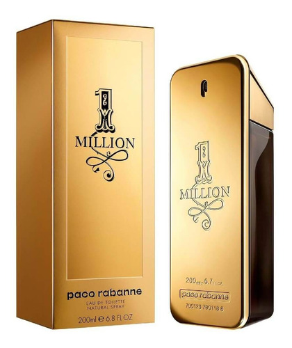 Paco Rabanne 1 Million. 1 Million EDT Perfume 200 ml para  hombre