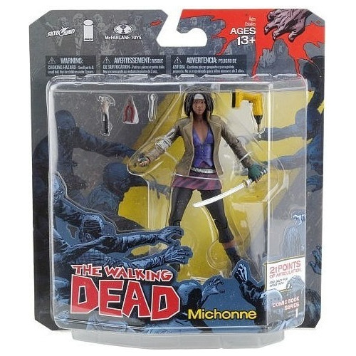 Michonne The Walking Dead Mcfarlane Comic Series 1 Boneco