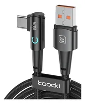 Comprar Cable Usb A Tipo C 100w 2 Metros 90° Carga Rapida Y Datos