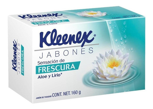 Jabon Para Manos Kleenex Sensacion De Frescura Barra 160gr
