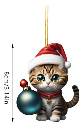 Colgante De Árbol De Navidad For Gatos, Regalo, 10 Unidades