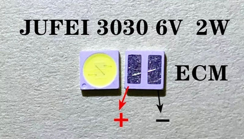 50 Leds 3030 6v 2w Jufei Tipo Emc