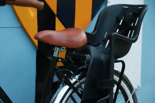 Silla Porta Bebe Trasera Para Bicicleta Con Cojín Y Cinturon