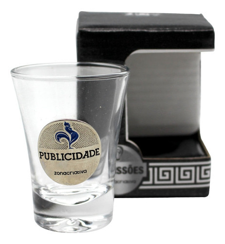 Copo De Shot 60ml Vidro Profissões Publicidade Zonacriativa Cor Transparente