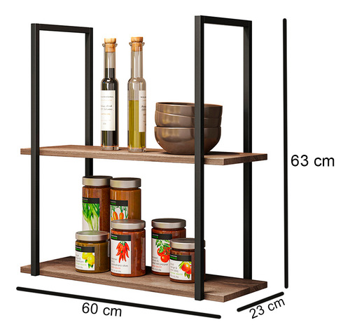 Prateleira Decorativa Multiuso Industrial Art Demolição