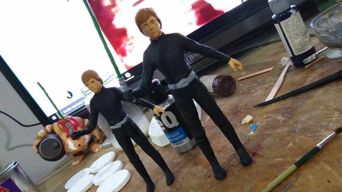 Imagen 1 de 4 de Luke Skywalker Con Sable De Luz Star War- Figura Plastica