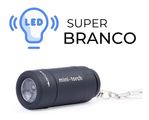 Imagem 4 de 4 de Mini Lanterna Tática Com Carregamento Usb ( Super Branca )