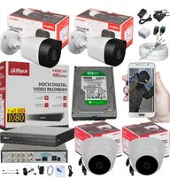 Comprar Cámaras De Seguridad Kit Cctv 1080p Dahua Dvr 8ch + 4cámaras