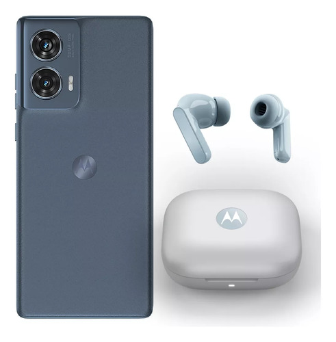 Motorola Edge 50 Fusion Con Buds Guitar Forest Blue