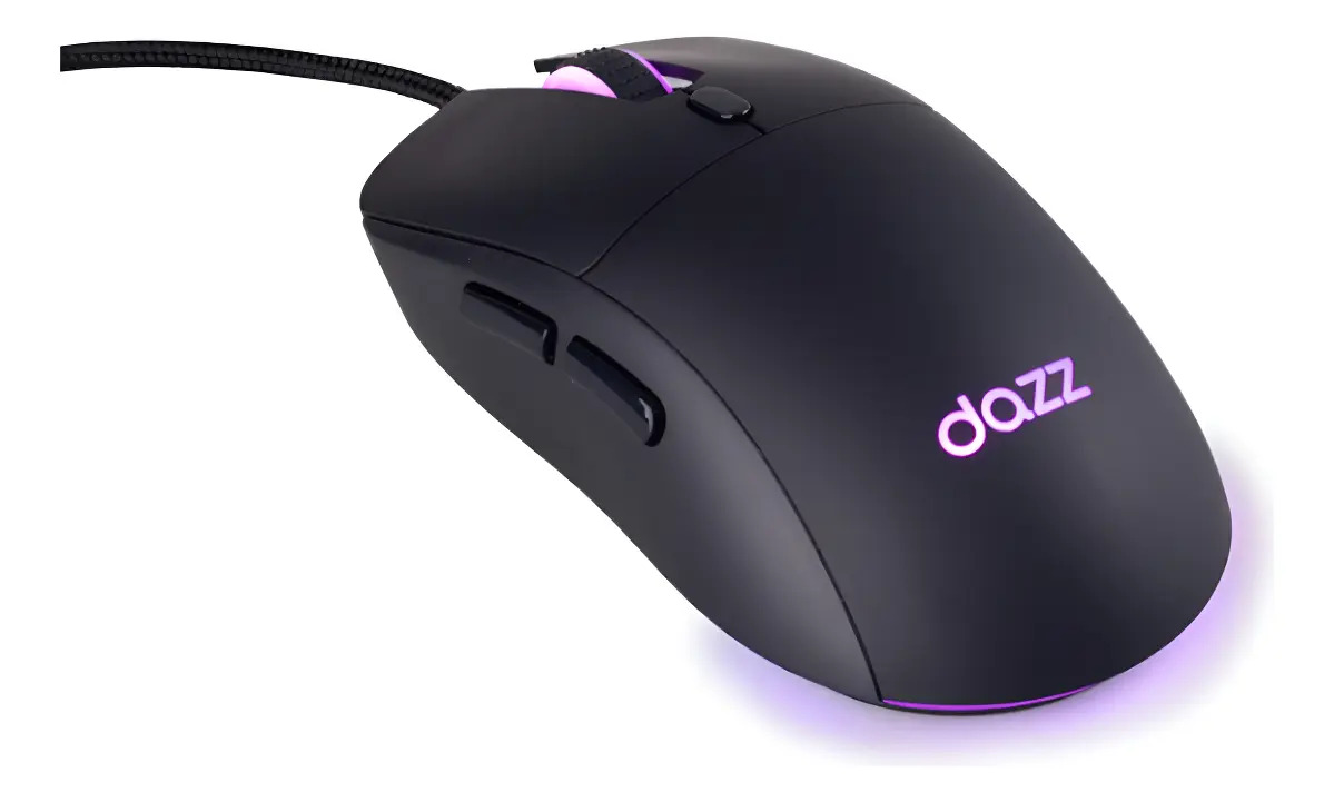 Mouse Gamer FPS Series Essential Rgb 12800dpi Com Fio Preto Dazz