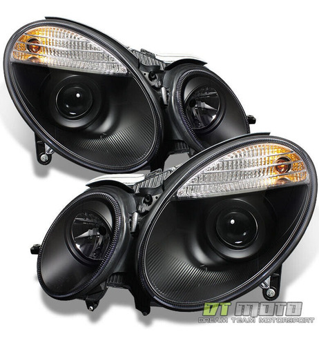 Par Faros Negro Mercedes-benz E320 4matic 2004 3.2l