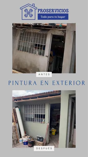 Pintura Profesional: Interiores, Exteriores E Impermeabiliza