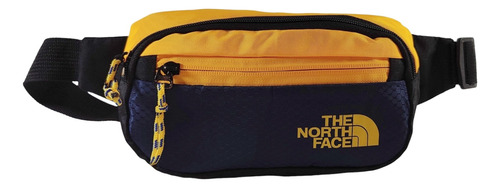 Canguro The North Face Estampado Color Azul Con Amarillo