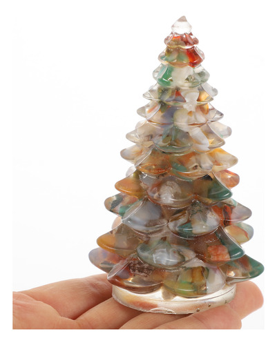 Figura De Árbol De Navidad De Resina, Mini Árbol De Navidad
