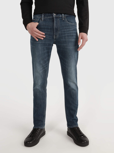Jeans Slim Azul De Hombre Calvin Klein