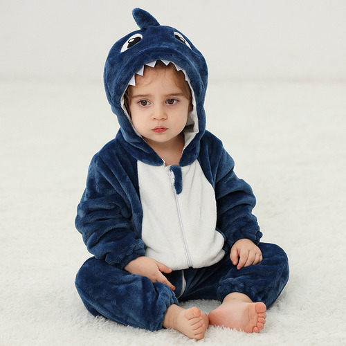 Pijamas Animales Para Bebé Mameluco De Franela De Invierno