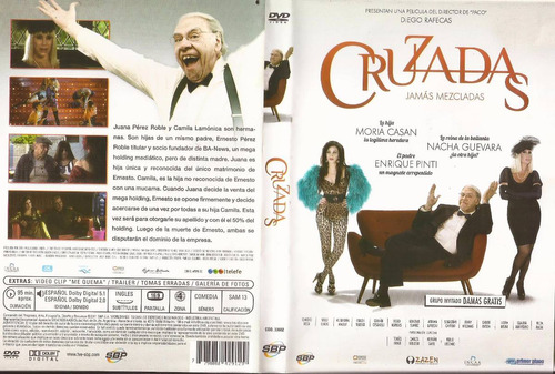 Cruzadas Dvd Enrique Pinti Nacha Guevara Moria Casán Belloso