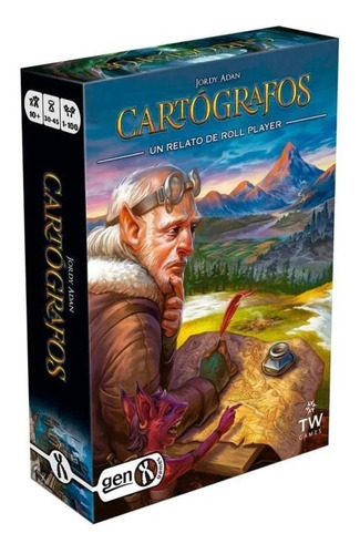 Imagen 5 de 5 de Juego De Mesa Cartógrafos Bureau Roll Player