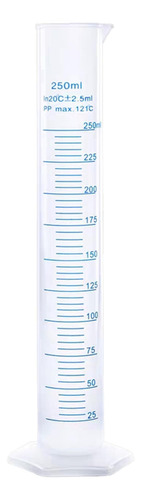 Probeta De Plástico Graduada De 250 Ml, Hidrómetro Con