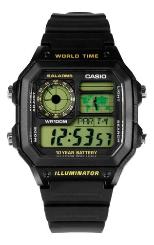 Casio top salarms illuminator