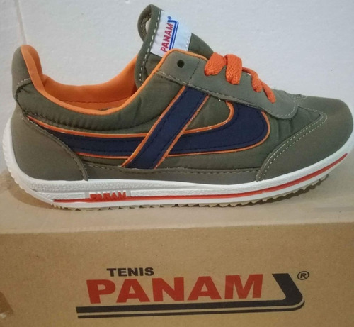 Tenis Clásicos Panam Retro 23 Mex Verde Olivo C74