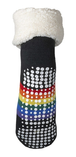Imagen 2 de 10 de Pantumedias Pantuflas Antideslizante Medias Mujer Sox Abrigo