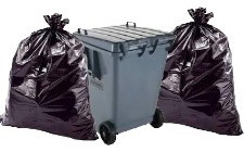 Imagen 1 de 1 de Bolsa Plastica Negra Basura 40kg Cal 14 Extra Fuerte 100 Uni