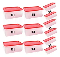 Comprar Set 12 Recipientes Comida Plastico Hermeticos Contenedor-