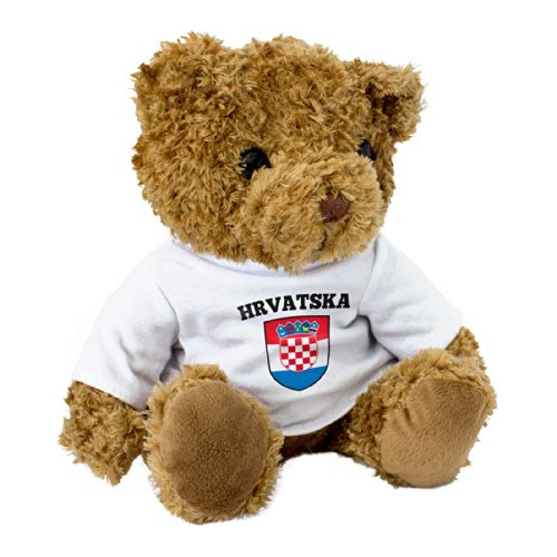 Croatia/hrvatska Flag Teddy Bear - Tierna Y Cuddly - Sfsil