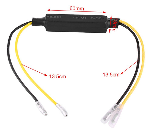 Imagen 4 de 9 de Decodificador De Resistencia De Carga Led 21w Señal De Giro