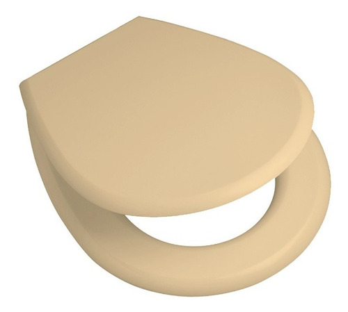 Asiento Inodoro Para Ferrum Pilar Champagne Mdf H Cromo