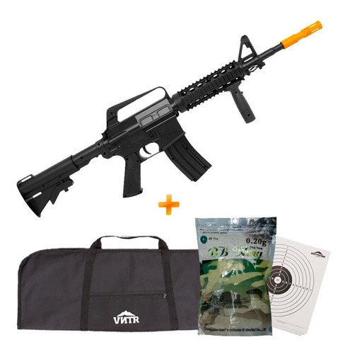 Rifle Fuzil Airsoft Barato Mola Ris 8905a + Bbs +capa +alvo