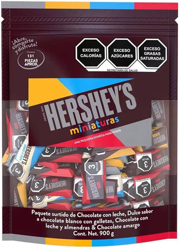 Paquete Hershey´s Miniatura. 900 Gr. Surtido.