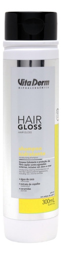  Shampoo Hidratação Profunda Sem Sal Hair Gloss Vita Derm