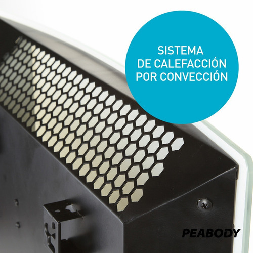 Panel calefactor eléctrico Peabody PE-VQM20 blanco 220V