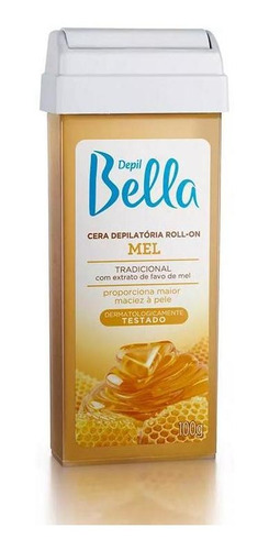 Cera Depilatória Roll On Mel 100g Depil Bella