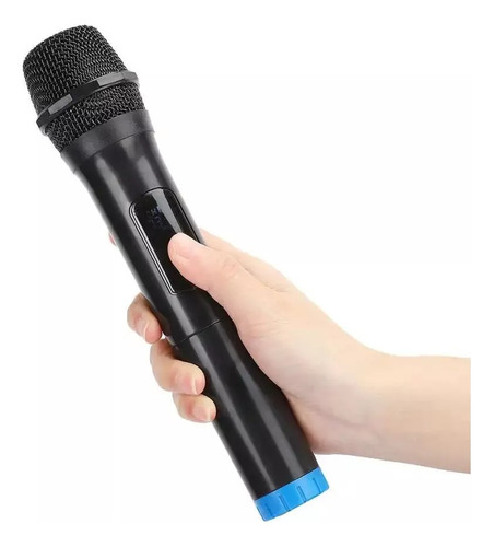Micrófono Inalámbrico Conexión Usb Uhf Micrófono De Mano