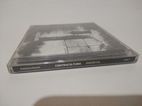 Contracultura - Inmortal Cd Con Dedicatoria (Usado)