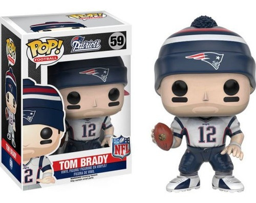 Pop Funko 59 Patriots Tom Brady Football