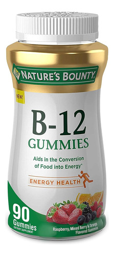 Vitamina B12 En Gomas Nature's Boun - Unidad a $778