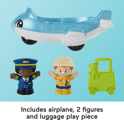Airport Playset Fisher-price Little People Com Avião 1+y