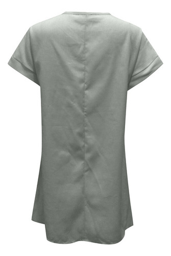 Vestido De Mujer A La Moda Con Cuello En V Y Estampado