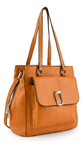 Cartera Dos Asas Grande Arwen Camel
