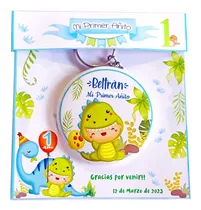 Comprar Souvenirs  Primer Añito Dinosaurios Llaveros O Imanes X 15 U